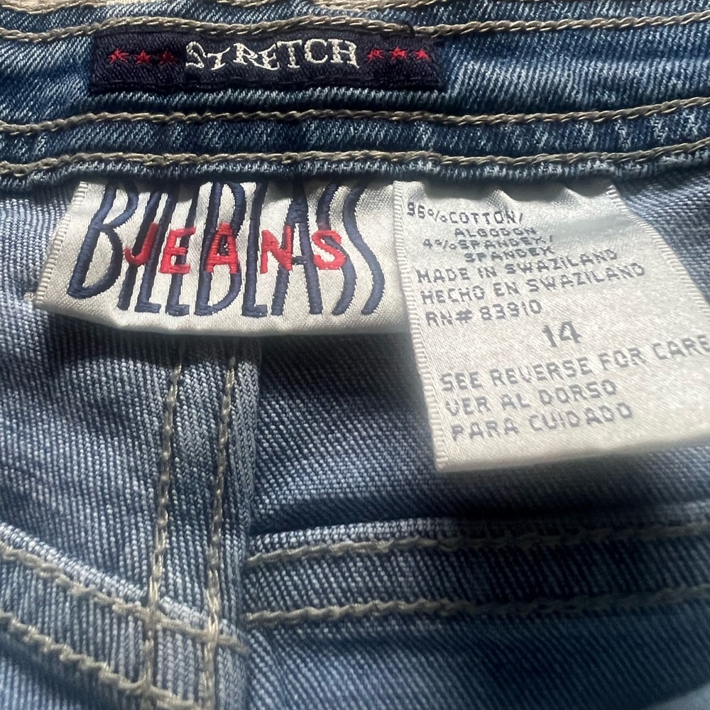 Vintage Mom Jeans high waisted stretch denim good condition size 14